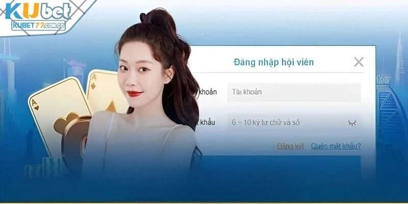 Ấn vào nút đăng nhập để tham gia